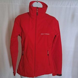 HELLY HANSON softshell JACKET size S UNISEX FULL YKK ZIP LONG SLEEVES ACTIVEWEAR